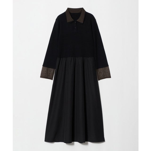 FFC P/L KNIT DKG OP （BLACK）