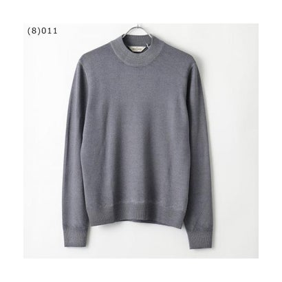 GRAN SASSO モックネック ニット 55108 22792 ウール 製品染め （495/ダークグリーン）｜詳細画像