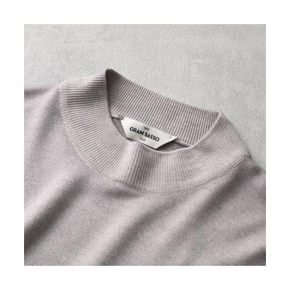 GRAN SASSO モックネック ニット 55108 22792 ウール 製品染め （495/ダークグリーン）｜詳細画像