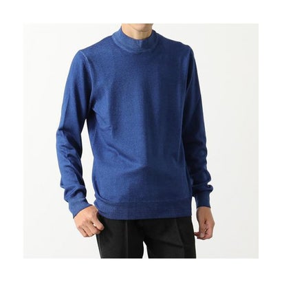 GRAN SASSO モックネック ニット 55108 22792 ウール 製品染め （495/ダークグリーン）｜詳細画像
