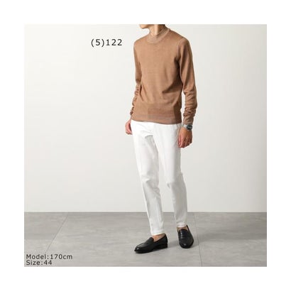 GRAN SASSO モックネック ニット 55108 22792 ウール 製品染め （495/ダークグリーン）｜詳細画像