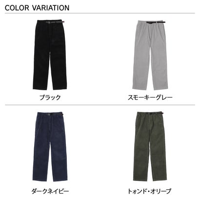 パンツ ロングパンツ ストレートパンツ メンズ 秋冬 CORDUROY NN RELAXED PANT GMP6-FJP018 （ブラック）｜詳細画像