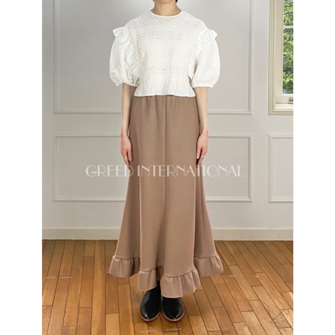 Greed International [Greed]Shirring Embroidery 