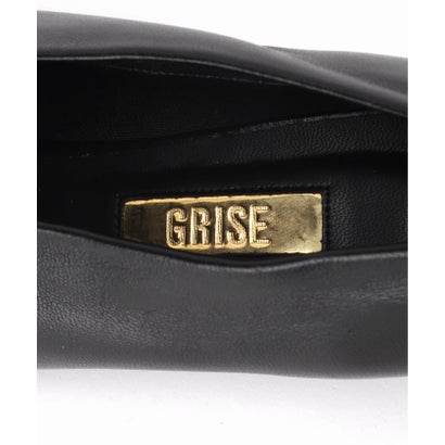 《WEB+一部店舗限定》GRISE4.5cmレザースクエアハイバンプパンプス （ナチュラル）｜詳細画像