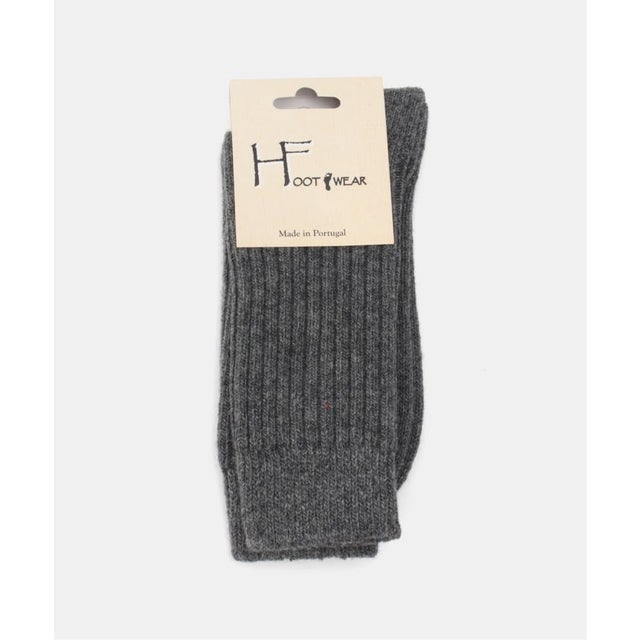 H FOOT WEAR/エイチ フットウェア RIB SOCKS （グレー）