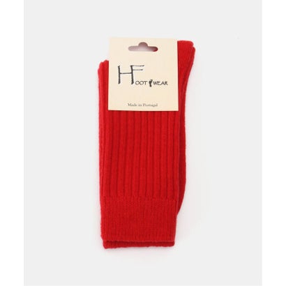 グリーズ GRISE H FOOT WEAR/エイチ フットウェア RIB SOCKS （レッド）｜詳細画像