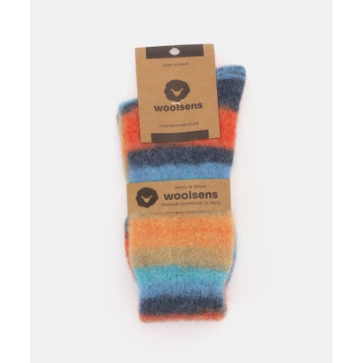 WOOLSENS/ウールセンズ  mohair mix socks （オレンジ）｜詳細画像