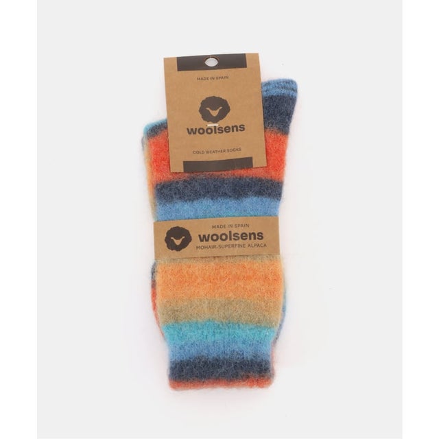 WOOLSENS/ウールセンズ  mohair mix socks （オレンジ）