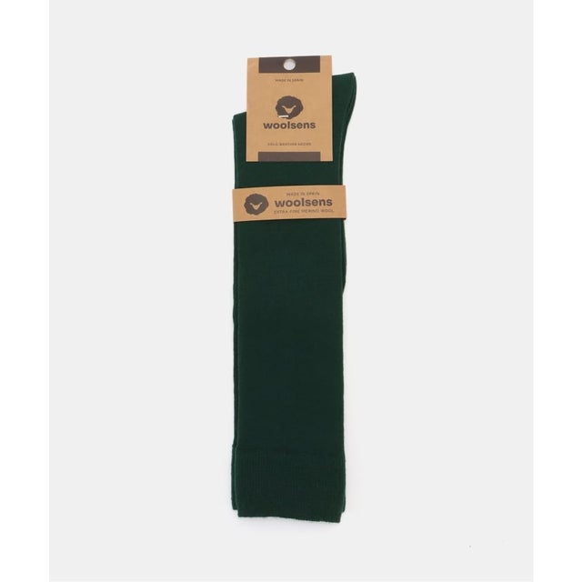 WOOLSENS/ウールセンズ merinowool long socks （グリーン）
