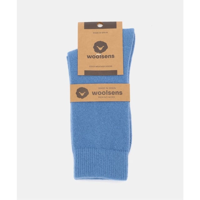 WOOLSENS/ウールセンズ merinowool solcks （ブルー）