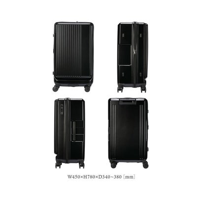 グランプラス スーツケース LLサイズ 103L 2202-TL （ストーンブルー）｜詳細画像