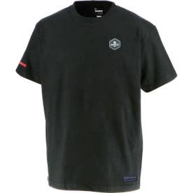 BASICヘキサゴンTシャツ 半袖(ブラック×ホワイト)