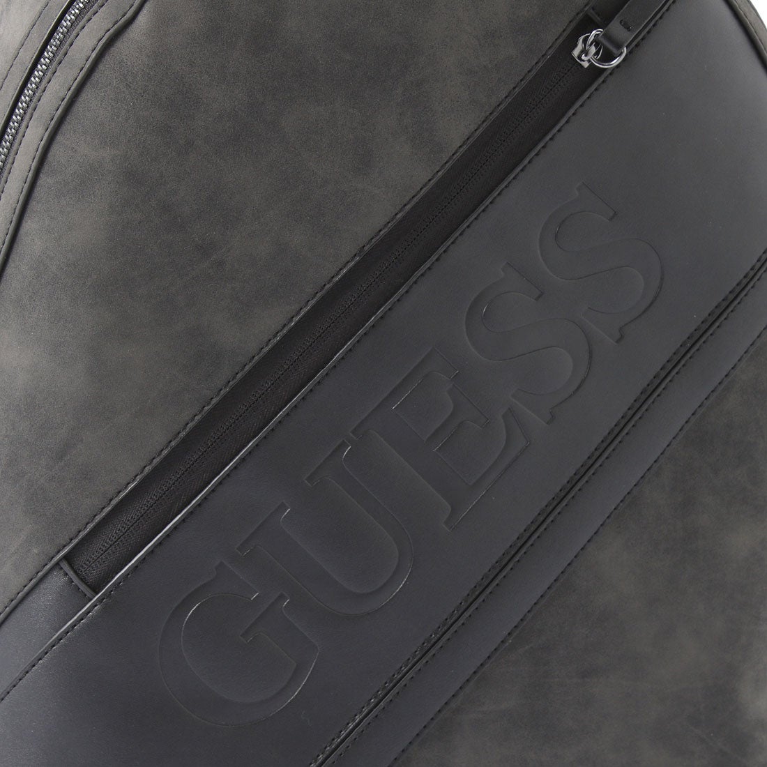 ゲス GUESS MOTORSPORT Faux Suede Backpack （BLACK） -アウトレット 