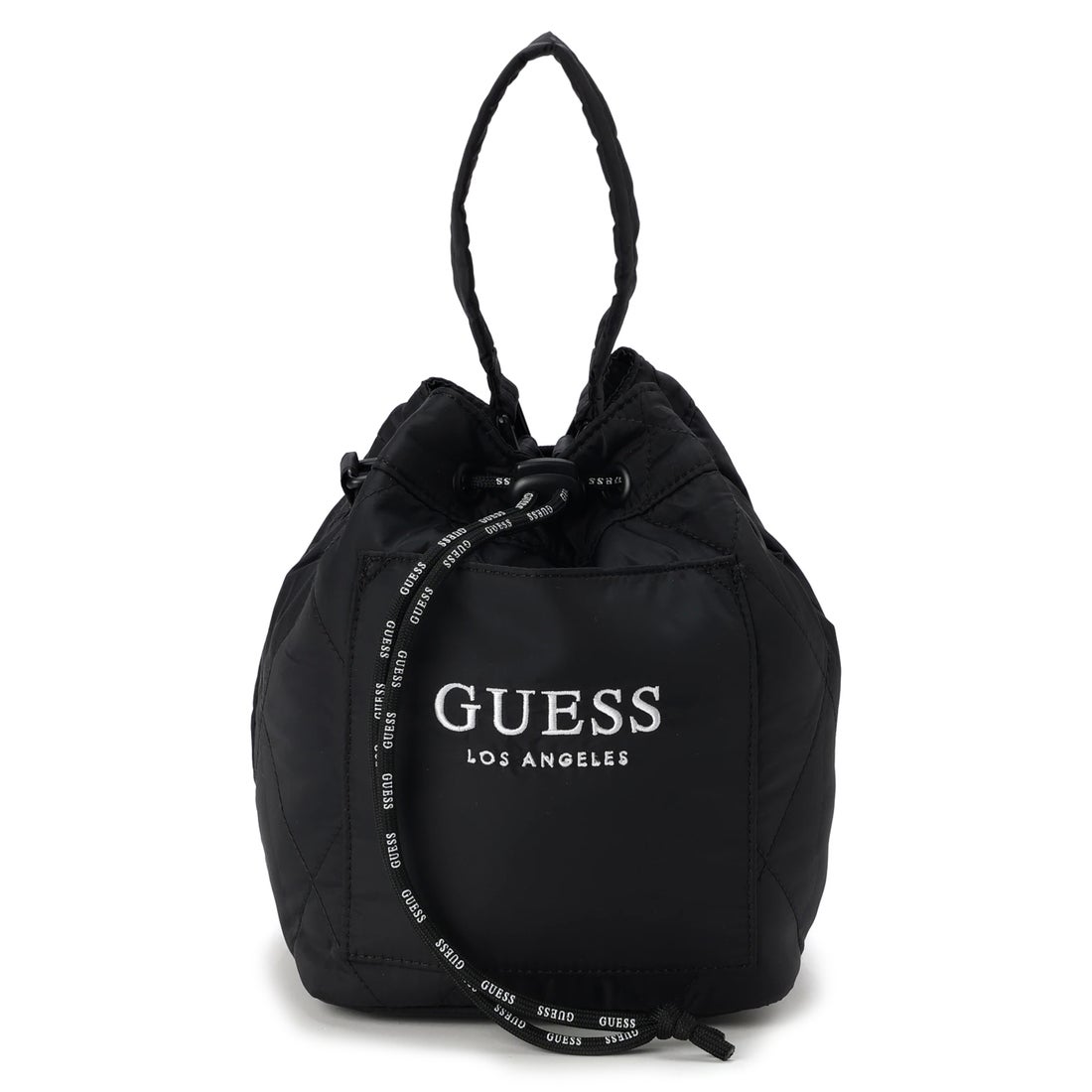 ゲス GUESS QUILTING Bucket Bag （BLK）