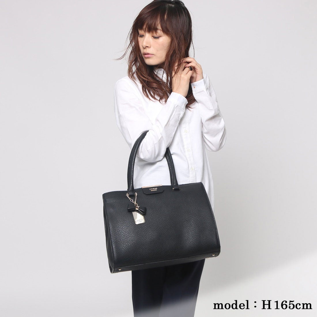 ゲス GUESS RYANN SOCIETY CARRYALL （BLACK） -アウトレット通販 