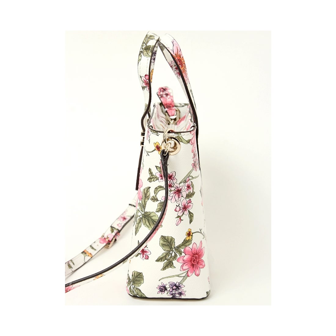 ○GUESS MINITOTE/花柄バッグ フローラルマルチ -アウトレット通販