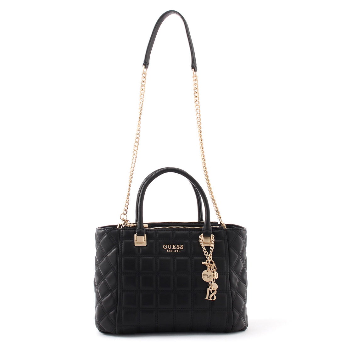 GUESS KAMINA Quilted Status Satchel