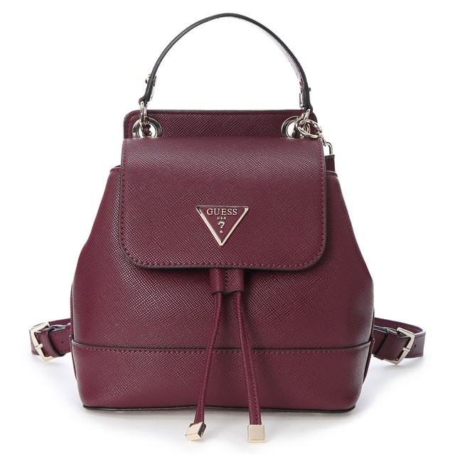 ゲス GUESS CORDELIA Flap Backpack （BURGUNDY） -ファッション  display picture 1