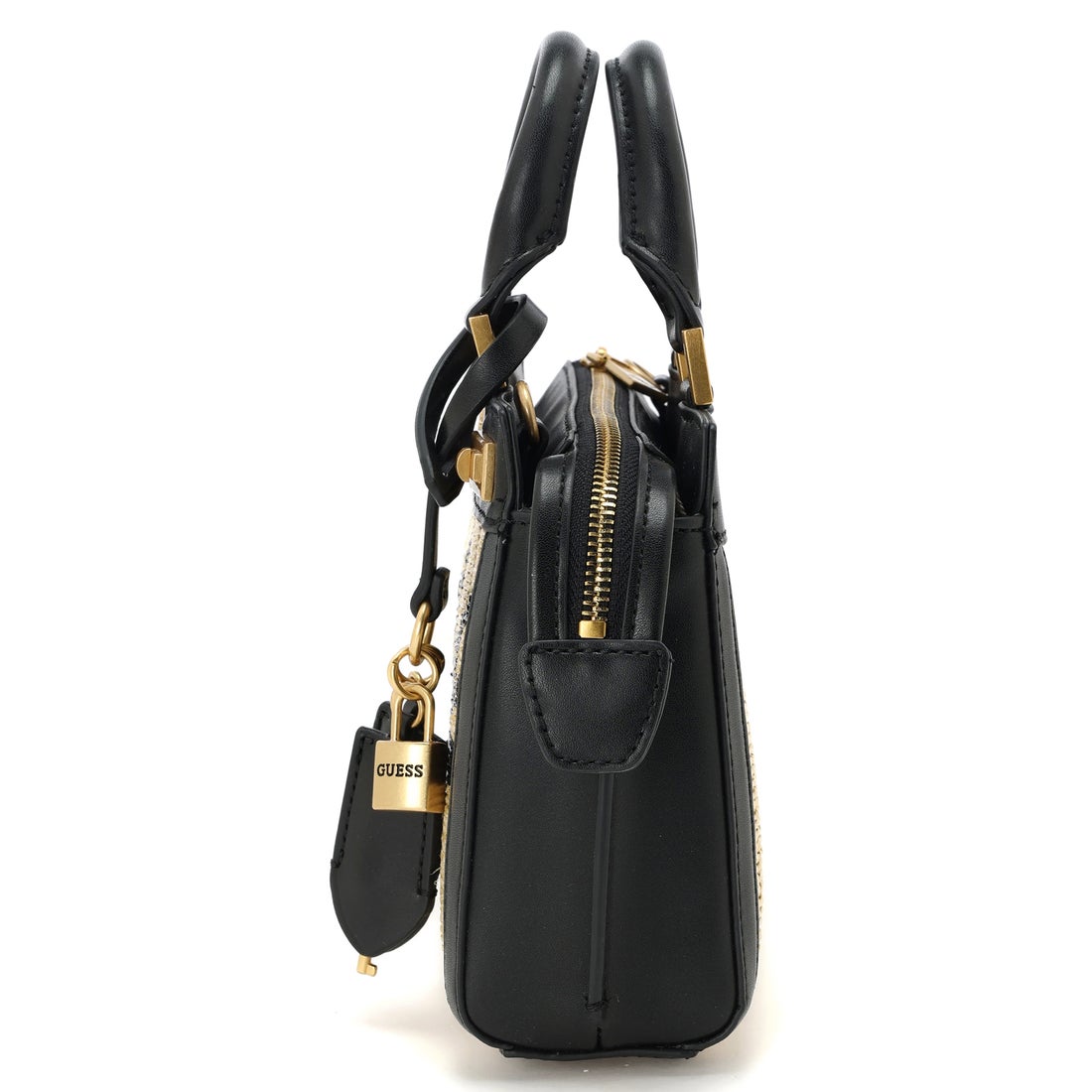 ゲス GUESS KATEY Straw Mini Satchel （NTB） ハンドバッグ 