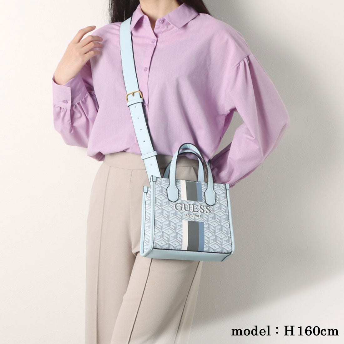 ゲス GUESS SILVANA 2 Cmprtmnt Mini Tote （IBG） -ファッション通販 