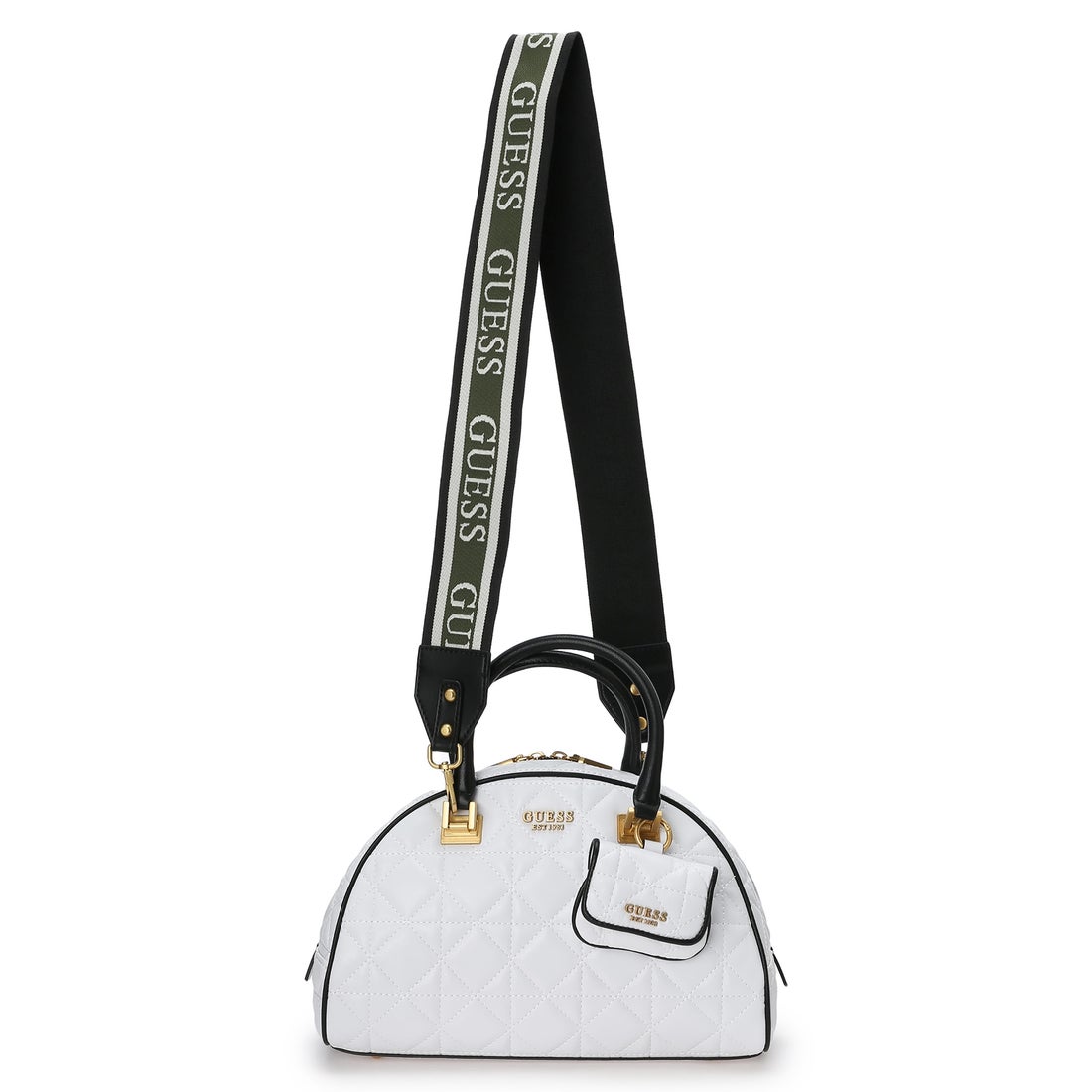 ゲス GUESS MILDRED Bowler （WHI） -ファッション通販 FASHION WALKER
