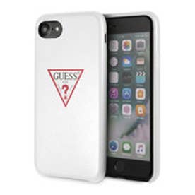 PU LEATHER CASE TRIANGLE LOGO for iPhone 8 (WHITE)【JAPAN EXCLUSIVE ITEM】