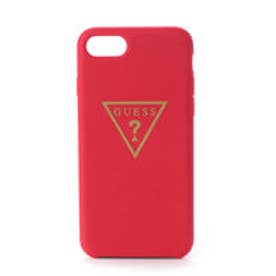 GOLD TRIANGLE LOGO SILICONE CASE for iPhone 8 (RED) （RED）