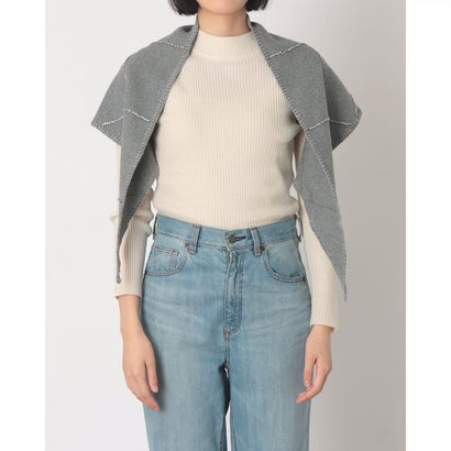 TRIANGLE Shawl （GRY）｜詳細画像