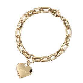 FALLING IN LOVE 20mm Heart Charm Big Chain Bracelet （YG）