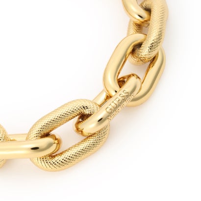 ゲス GUESS THE CHAIN Plain & Textured Chain Necklace （YG）｜詳細画像