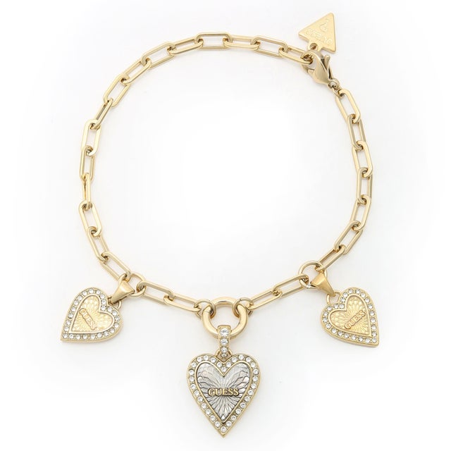 
                    LOVE ME TENDER Triple Heart Paperlink Bracelet （YGRH）