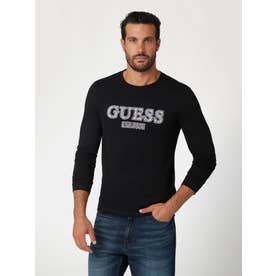 LS Cn Guess Box Logo Tee （JBLK）