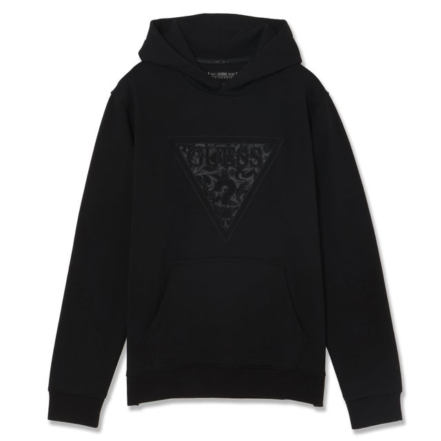 EMBROIDERED Triangle Hoodie Sweatshirt （JBLK）