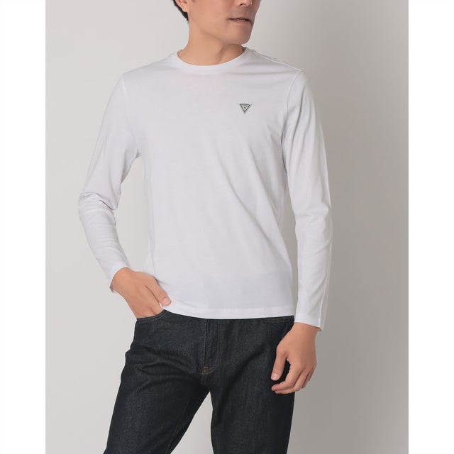 MENS LS Tee （WHT）