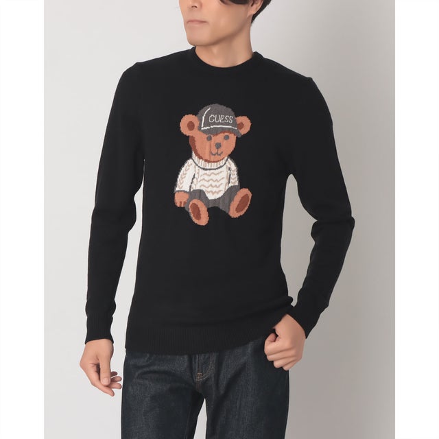 NAVIN Bear Sweater （JBLK）