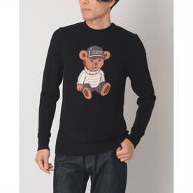NAVIN Bear Sweater （JBLK）