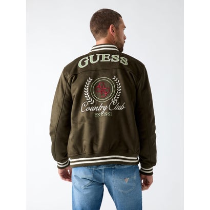 ゲス GUESS VARSITY Suede Jacket （G8F5）｜詳細画像