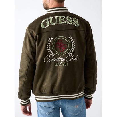 ゲス GUESS VARSITY Suede Jacket （G8F5）｜詳細画像