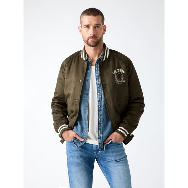 VARSITY Suede Jacket （G8F5）