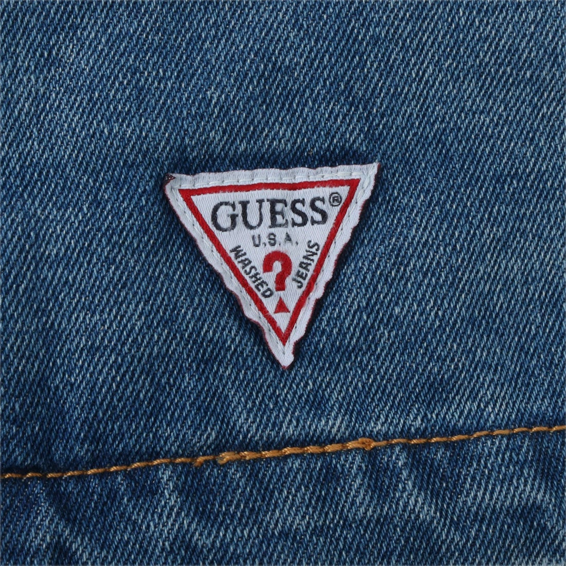 ゲス GUESS Originals ARCH LOGO DENIM COACH JACKET （MEDIUM BLUE 