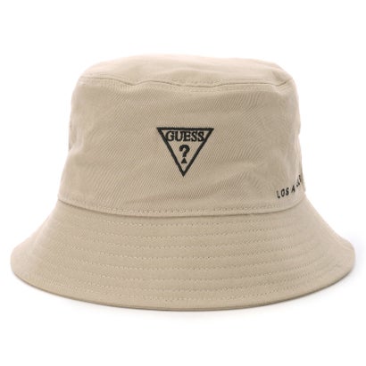 ゲス GUESS Triangle Logo Bucket Hat （BEG）｜詳細画像