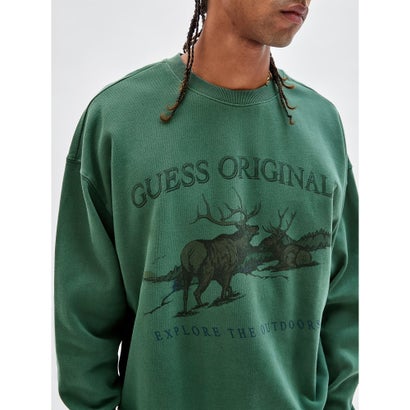 ゲス GUESS GUESS Originals Deer Crewneck Sweatshirt （PNGM） トップス スウェット｜詳細画像