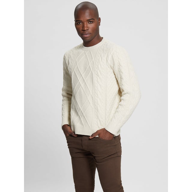 
                    Eco Cable-Knit Sweater （G1CQ）