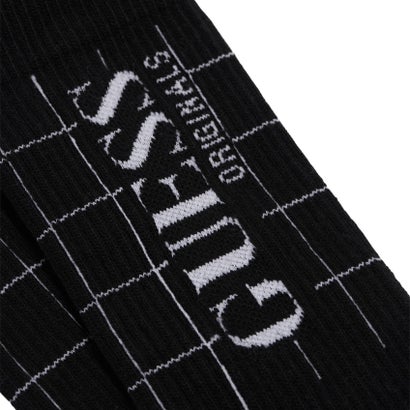 ゲス GUESS GUESS Originals Grid Crew Socks （JBLK）｜詳細画像
