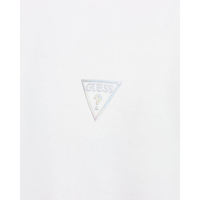 ゲス GUESS Mini Triangle Logo Sweatshirt （WHT） トップス スウェット｜詳細画像