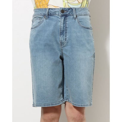 ゲス GUESS L-Tone Slim Wide Denim Shorts （LBL） デニムパンツ ジーンズ｜詳細画像