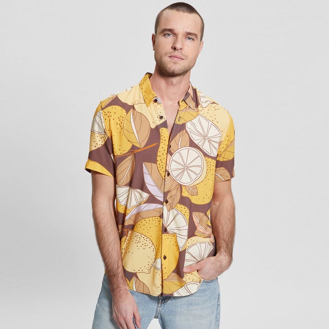 
                    Eco Rayon Lemon Shirt （P08O）