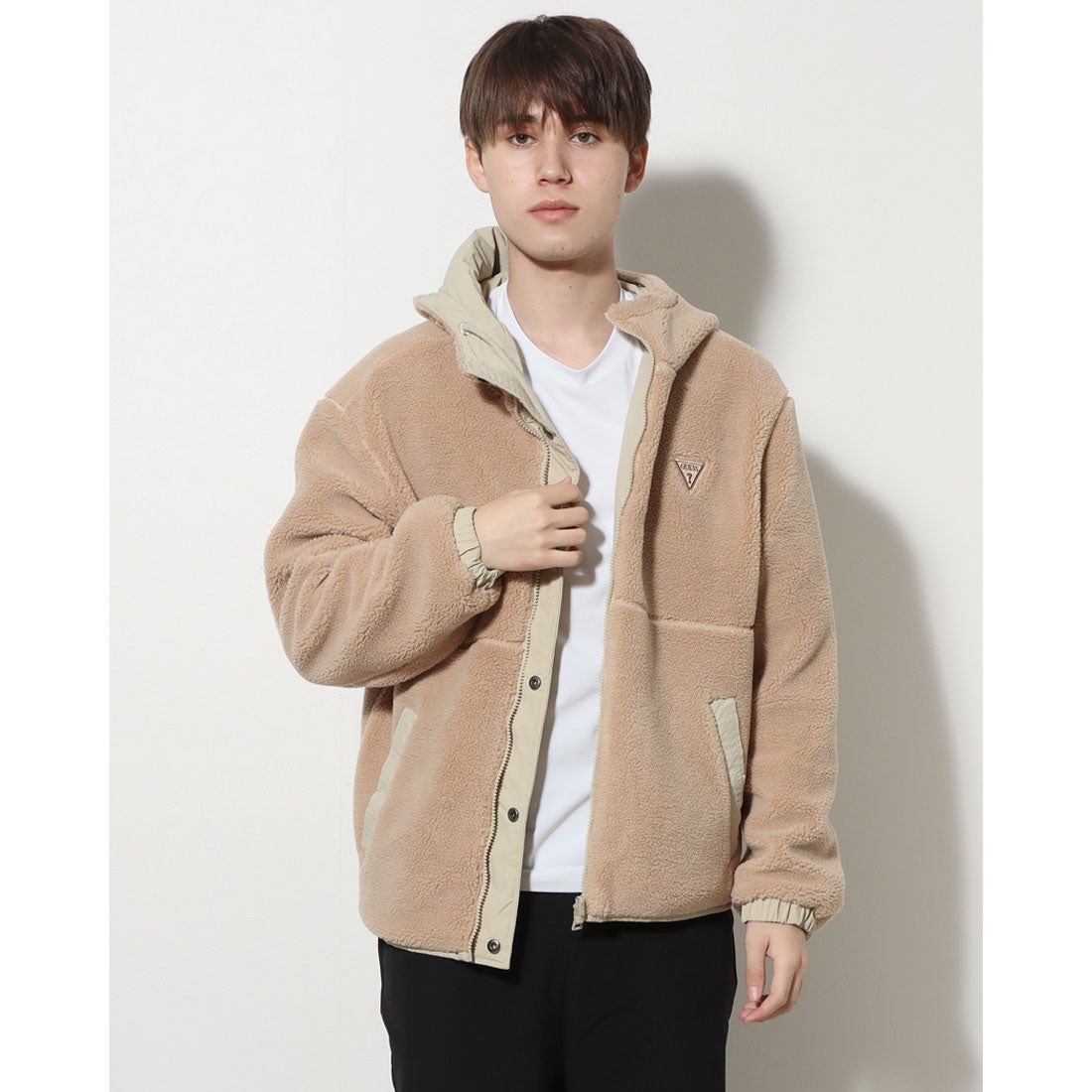 GUESS ゲス リバーシブルロゴジャケット M ゲス GUESS Hooded 