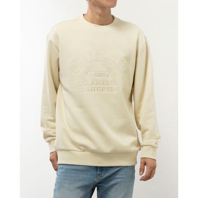 ゲス GUESS Lettering Embroidery Sweatshirt （LBE） トップス スウェット｜詳細画像