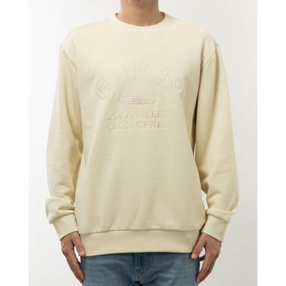 ゲス GUESS Lettering Embroidery Sweatshirt （LBE） トップス スウェット｜詳細画像